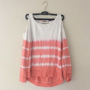 Pink tie dye sweater